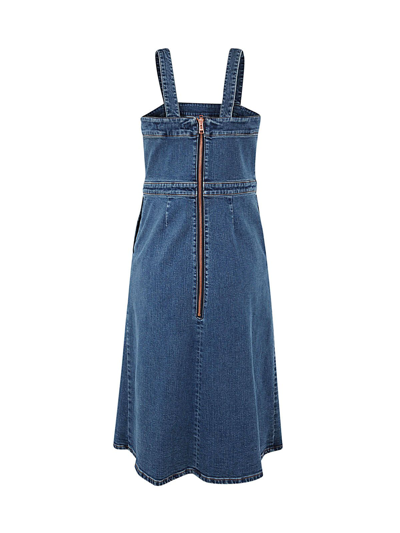 Shop See By Chloé Women's Blue Other Materials Dress