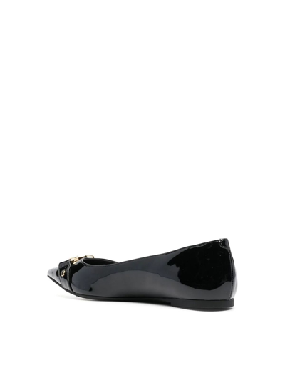 Shop Michael Kors Women's Black Other Materials Flats