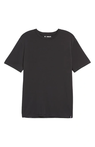 Shop Fourlaps Radius Performance T-shirt In Black