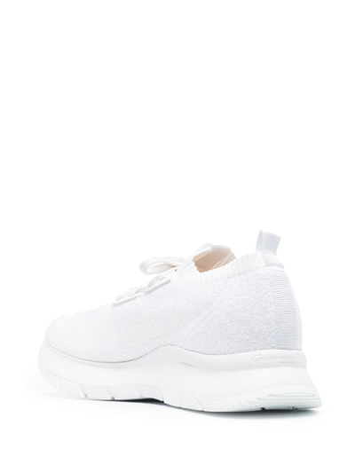 Shop Gianvito Rossi Glover Low-top Sneakers In White