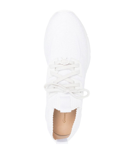 Shop Gianvito Rossi Glover Low-top Sneakers In White