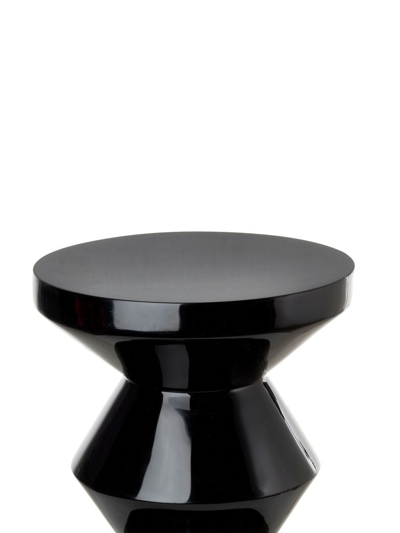 Polspotten Black Zig Zag Stool In Black
