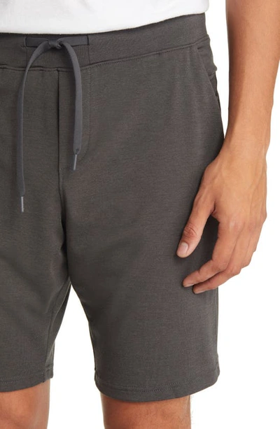 Cozy Earth Ultrasoft Jogger Pajama Shorts In Charcoal