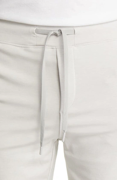 Cozy Earth Ultrasoft Jogger Pajama Shorts In Light Grey