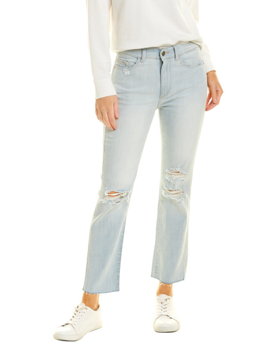 Shop Dl1961 Farrow Baby Blue High-rise Ankle Jean