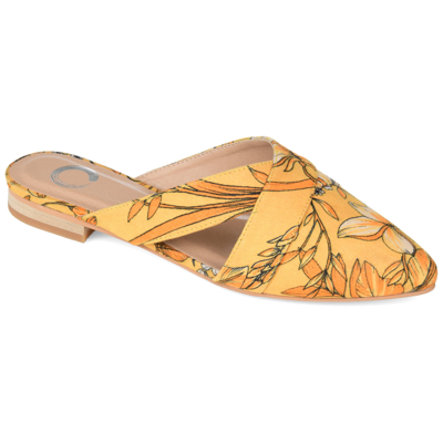 Shop Journee Collection Collection Women's Giada Mule In Yellow