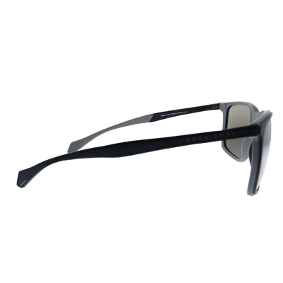 Hugo Boss Boss 1114/s O6w 57mm Unisex Rectangle Sunglasses In Black