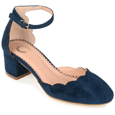 Shop Journee Collection Collection Women's Edna Pump In Blue