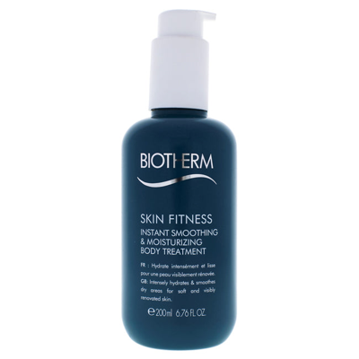 Shop Biotherm Skin Fitness Instant Smoothing And Moisturizing Body Treatment By  For Unisex - 6.76 oz Trea In Blue