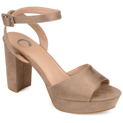 Shop Journee Collection Collection Women's Nairri Pump In Beige