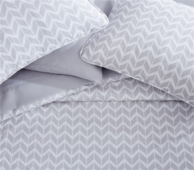 Shop The Nesting Company Pine 7 Piece Bed In A Bag Comforter Set And Sheet Set In Grey