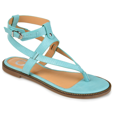 Journee Collection Collection Women's Tru Comfort Foam Tangie Sandal In Blue
