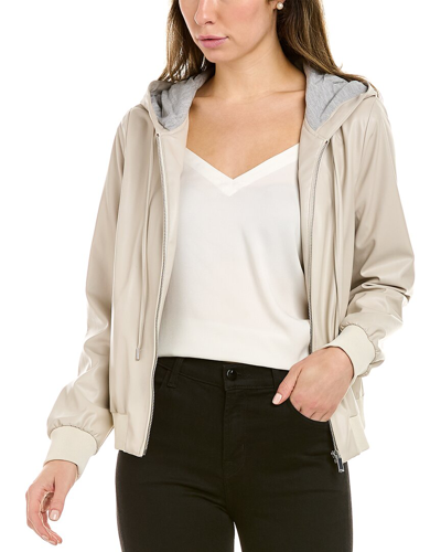 Shop Elie Tahari Bomber Jacket In Beige