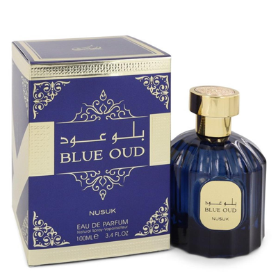 Nusuk 550323 3.4 oz  Blue Oud Perfume Eau De Parfum Spray