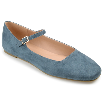 Shop Journee Collection Collection Women's Carrie Flat In Blue