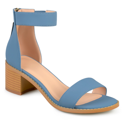 Shop Journee Collection Collection Women's Percy Sandal In Blue