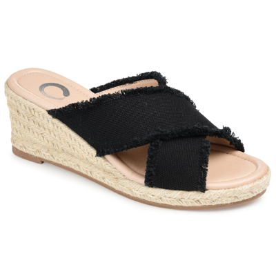 Shop Journee Collection Collection Women's Tru Comfort Foam Shanni Wedge In Black