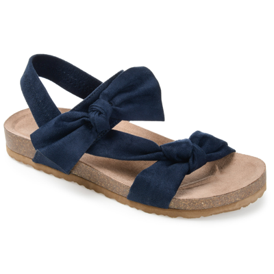 Shop Journee Collection Collection Women's Xanndra Sandal In Blue