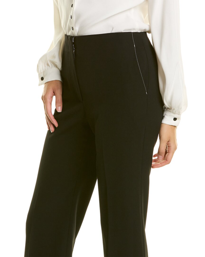 Shop Proenza Schouler Technical Suiting Wool-blend Flare Pant In Black