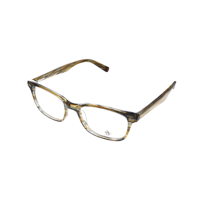 Shop Original Penguin Pe Clyde Kp 52mm Unisex Rectangle Eyeglasses 52mm In White