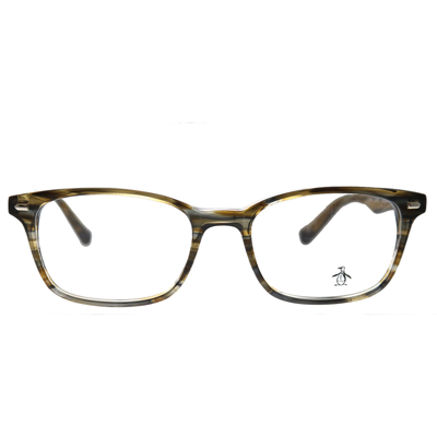 Shop Original Penguin Pe Clyde Kp 52mm Unisex Rectangle Eyeglasses 52mm In White