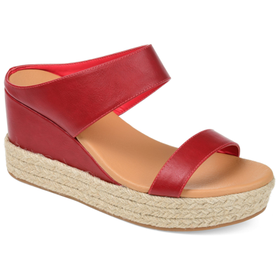 Shop Journee Collection Collection Women's Tru Comfort Foam Alissa Slide In Red