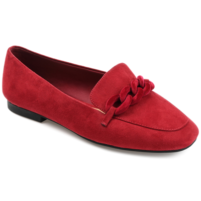 Shop Journee Collection Collection Women's Tru Comfort Foam Cordell Flat In Red