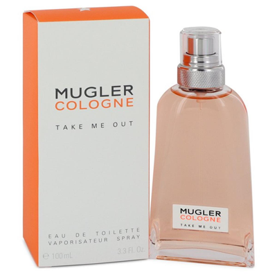 Shop Mugler Thierry  547187 3.3 oz Women Take Me Out Perfume Eau De Toilette Spray In Orange