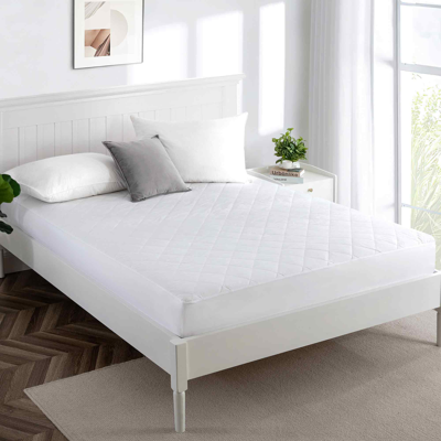 Shop Puredown Peace Nest Quilted Down Alternative Mattress Pad With 100% Cotton Cover In White