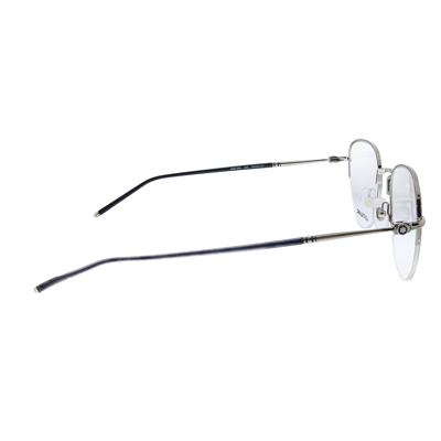 Shop Mont Blanc Montblanc Mb 0129o 003 52mm Unisex Round Eyeglasses 52mm In White