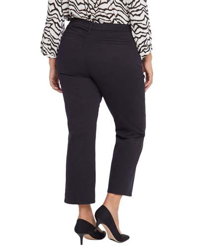 Nydj Billie Ankle Slim Bootcut Jeans In Black