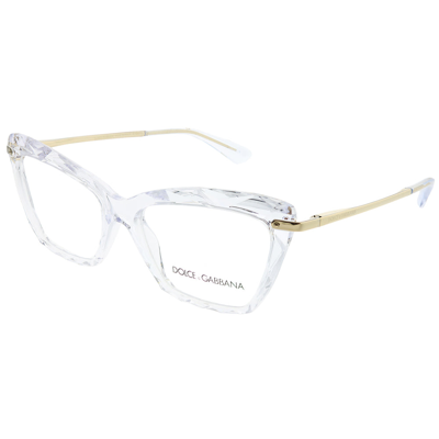 Shop Dolce & Gabbana Dg 5025 3133 53mm Womens Cat-eye Eyeglasses 53.1mm In White