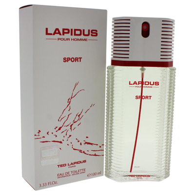 Shop Ted Lapidus M-5337 3.33 oz Lapidus Pour Homme Sport Edt Spray For Men In White