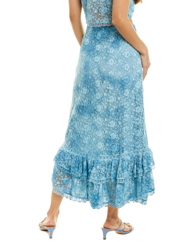 Loveshackfancy Jana Skirt In Blue
