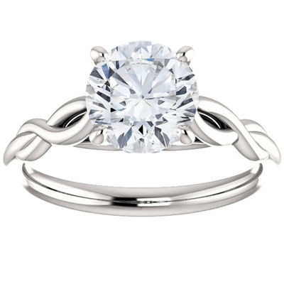 Shop Pompeii3 D/i1 1.66ct Diamond Engagement Ring 14k White Gold Igi Certified Ex3 Lab Grown In Silver