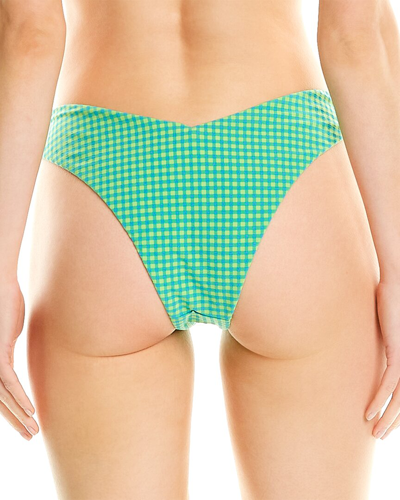 Shop Weworewhat Delilah Bikini Bottom In Green