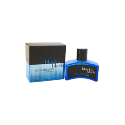 Shop Nuparfums M-4724 Black Is Black Aqua Essence Mens Edt Spray, 3.4 oz