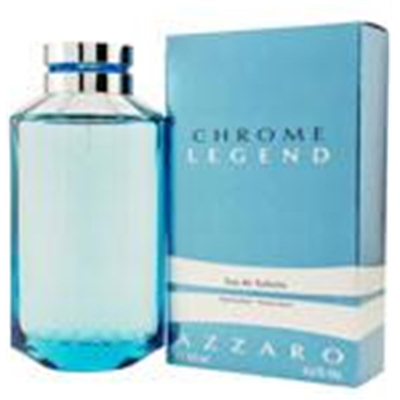 Shop Azzaro Chrome Legend By  Edt Spray 2.6 oz In Blue