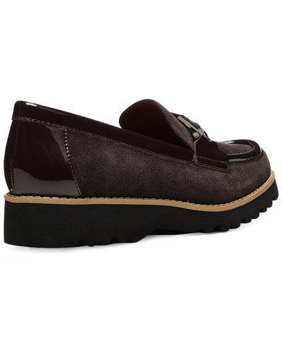 Shop Donald Pliner Clio Leather & Suede Loafer In Brown