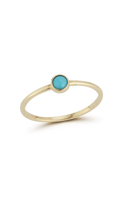 Shop Ember Fine Jewelry 14k Gold & Turquoise Ring In White