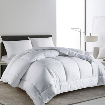 Shop Puredown Peace Nest All Season Down Alternative Comforter With 100% Cotton Cover In White
