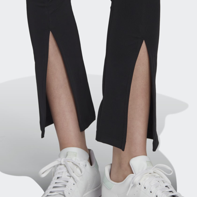 Shop Adidas Originals Women's Adidas Adicolor Classics Sst Open Hem Tights In Black