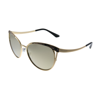 Shop Bvlgari Bv 6083 20145a Womens Cat-eye Sunglasses In White