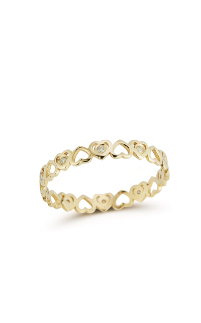 Shop Ember Fine Jewelry 14k Gold & Diamond Heart Ring In White