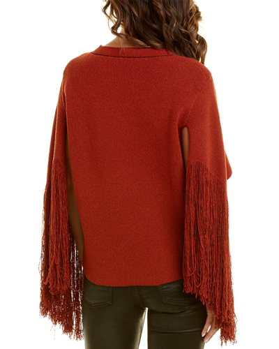 Shop Proenza Schouler Cape Sleeve Sweater In Red