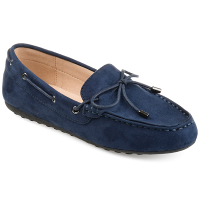Shop Journee Collection Collection Women's Comfort Thatch Loafer In Blue