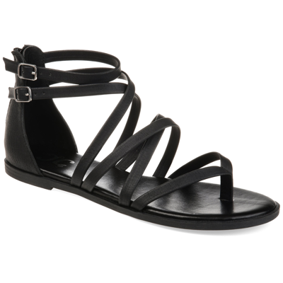 Shop Journee Collection Collection Women's Tru Comfort Foam Zailie Sandal In Black