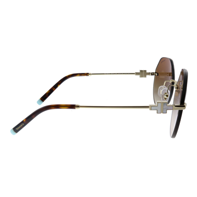 Tiffany & Co 0tf3077 60213b Geometric Sunglasses In Gold