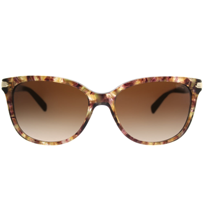 Shop Coach L19 Hc 8132 528713 Womens Cat-eye Sunglasses In Multi