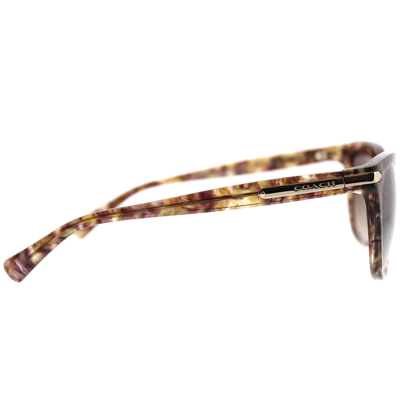 Shop Coach L19 Hc 8132 528713 Womens Cat-eye Sunglasses In Multi